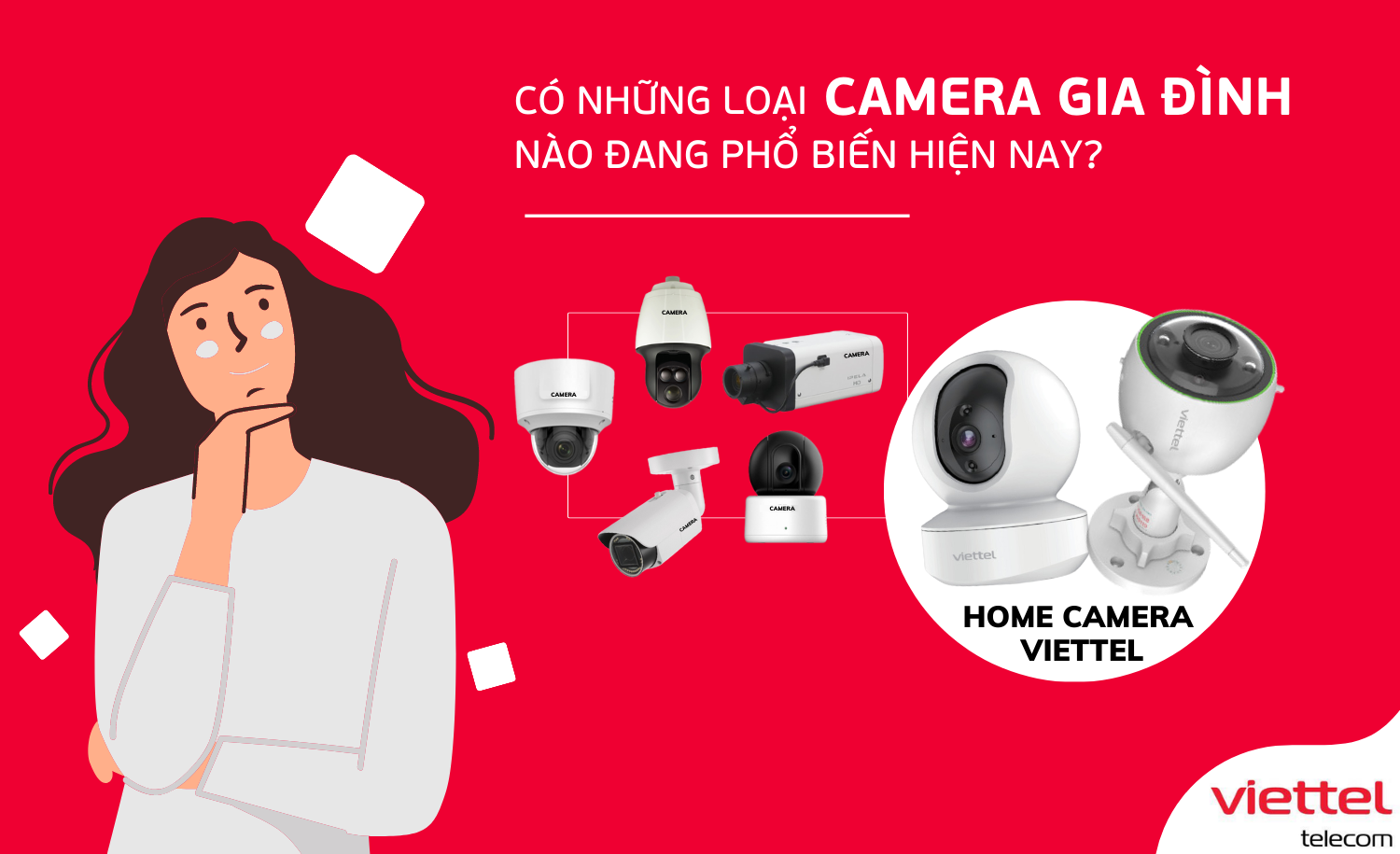 Những loại camera gia đình phổ biến hiện nay