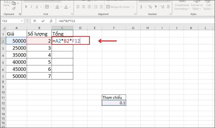 Dấu $ trong Excel: Mẹo cố định tuyệt đối vùng dữ liệu trong Excel