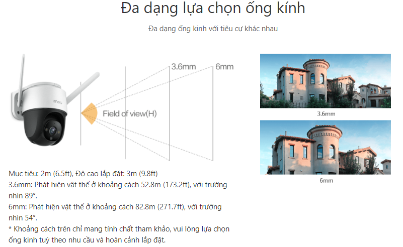 Camera IP Wifi PTZ IMOU S42FP 4.0 Megapixel, Camera ngoài trời 360 | Viethansecurity