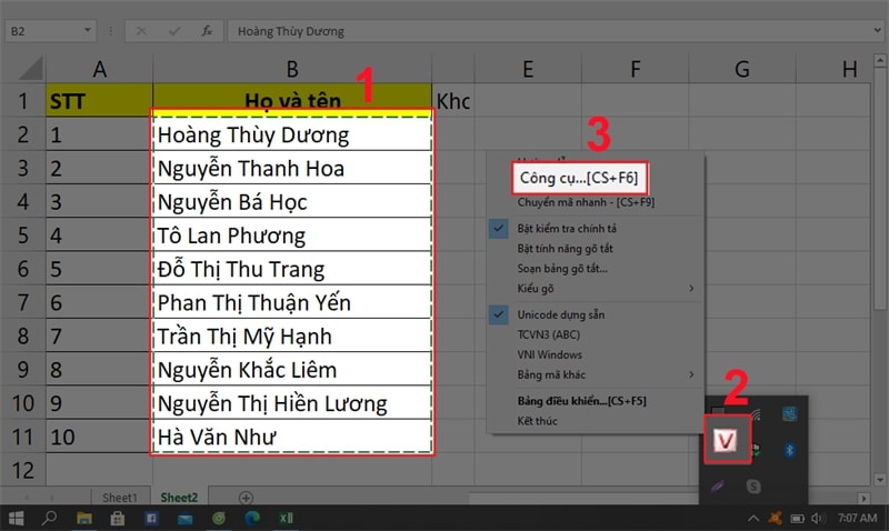 3 cách bỏ dấu chữ tiếng Việt trong Excel nhanh, đơn giản - Thegioididong.com