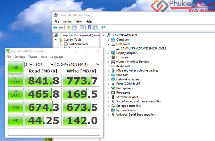 Card gắn ổ cứng SSD M2 PCIe NVMe 2280 to PCI-E 1X GEN3 GEN4 GEN5