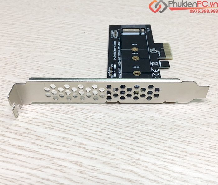 Card gắn ổ cứng SSD M2 PCIe NVMe 2280 to PCI-E 1X GEN3 GEN4 GEN5