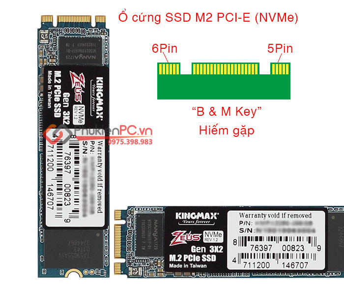 Card gắn ổ cứng SSD M2 PCIe NVMe 2280 to PCI-E 1X GEN3 GEN4 GEN5