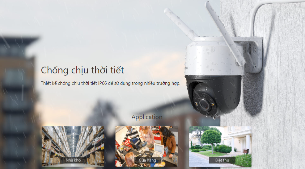 Camera IP Wifi PTZ IMOU S42FP 4.0 Megapixel, Camera ngoài trời 360 | Viethansecurity