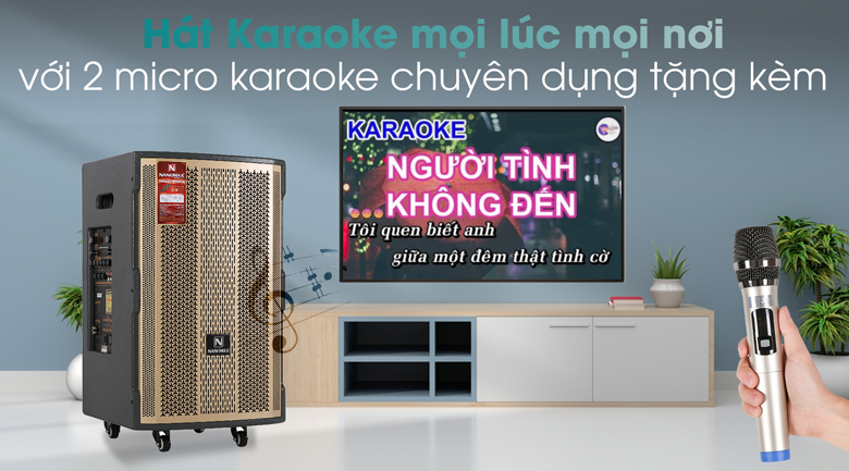 Loa kéo Karaoke Nanomax S-1000 450W