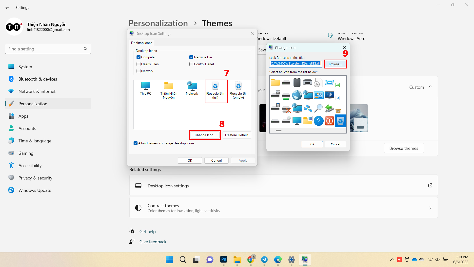 Cách thay đổi biểu tượng mặc định trên Windows 11 thành icon Mèo dễ thương cực đơn giản