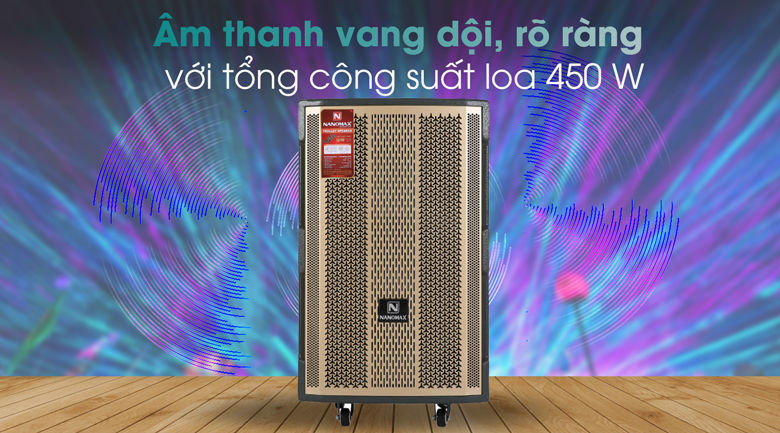 Loa kéo Karaoke Nanomax S-1000 450W