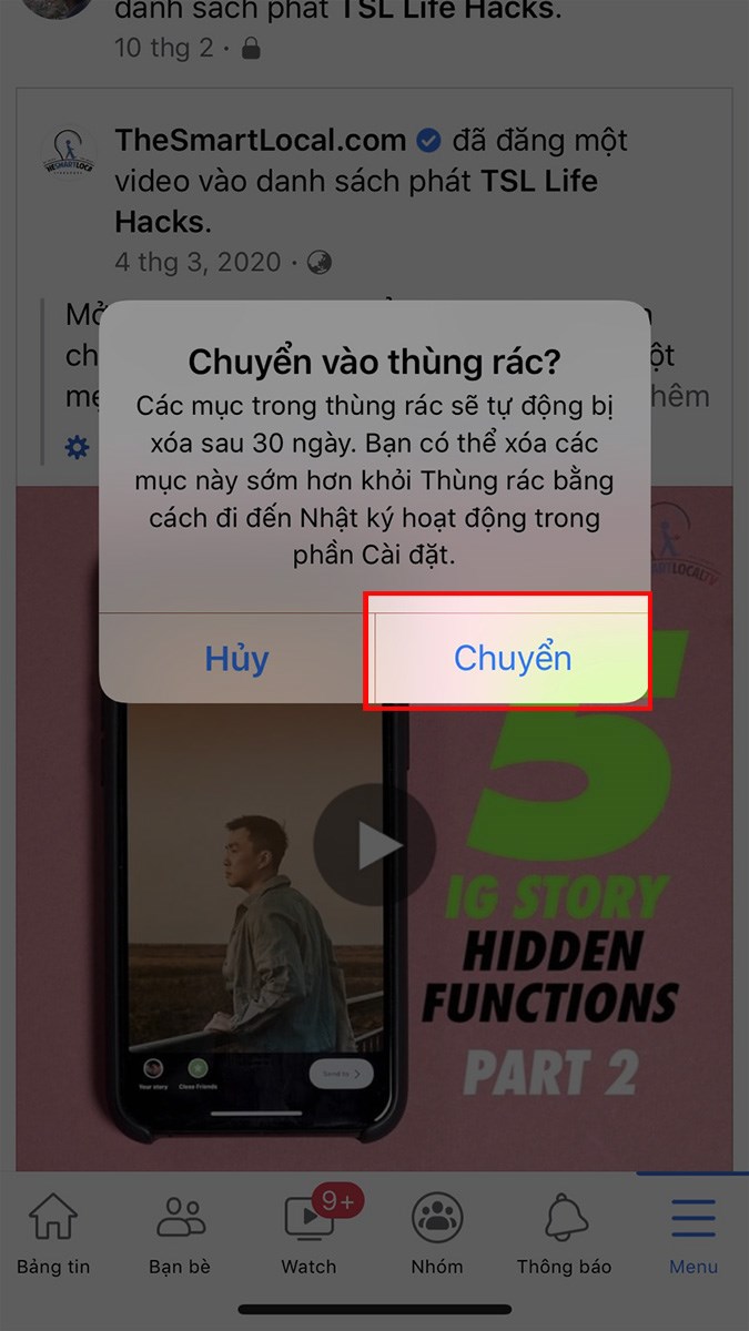 Thùng rác Facebook ở đâu? 4 cách vào thùng rác trên Facebook