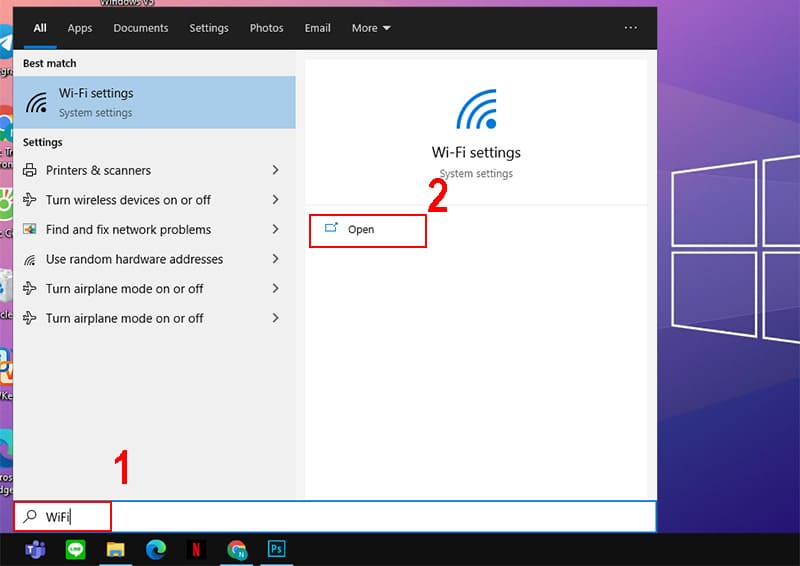 Hướng dẫn kết nối wifi cho laptop Windows 10 và Windows 11