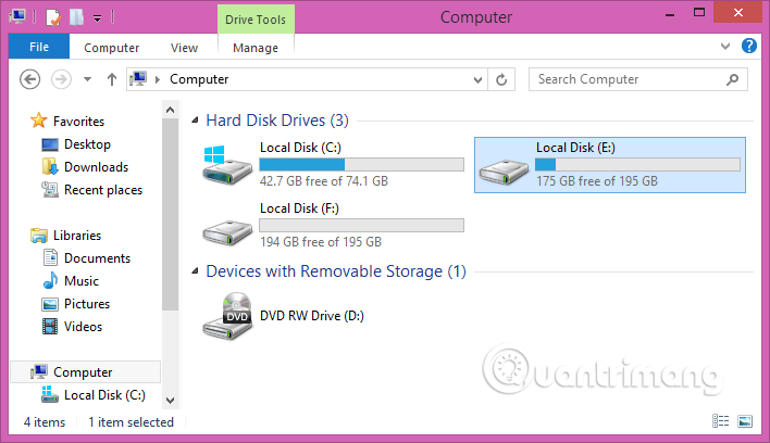 Sử dụng Disk Defragmenter trong Windows