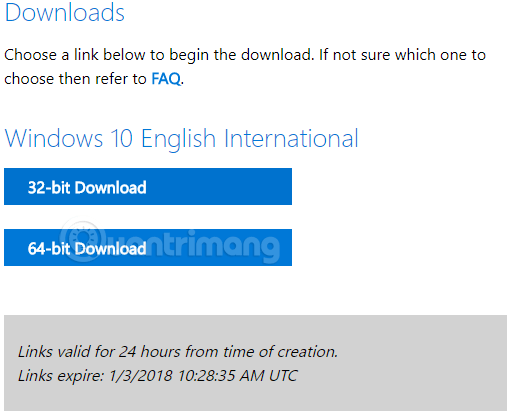 Cách download Windows 10, tải file ISO Windows 10 từ Microsoft