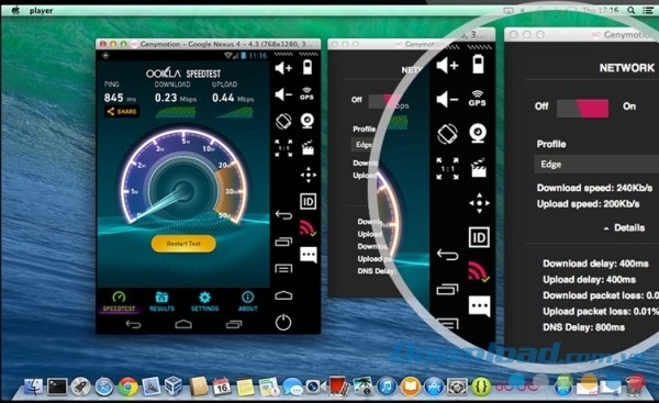 Genymotion cho Mac 3.5.0 Chạy ứng dụng Android trên Mac