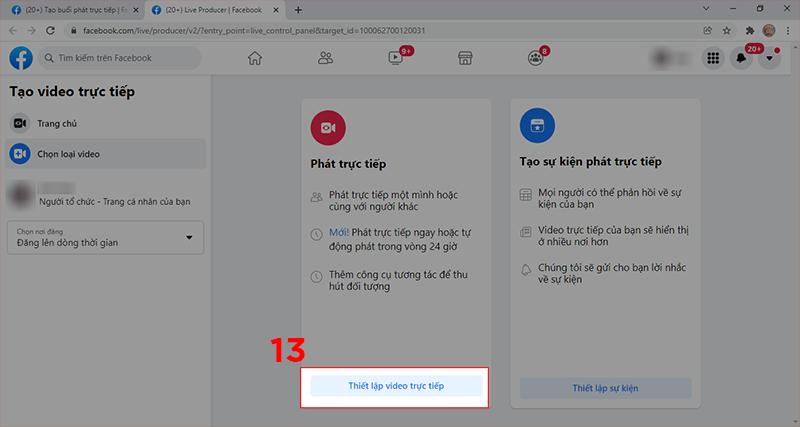Cách live stream video có sẵn trên Facebook cực đơn giản