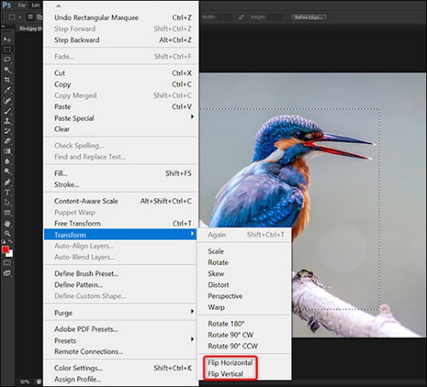 Hướng dẫn những cách lật ảnh trong Photoshop