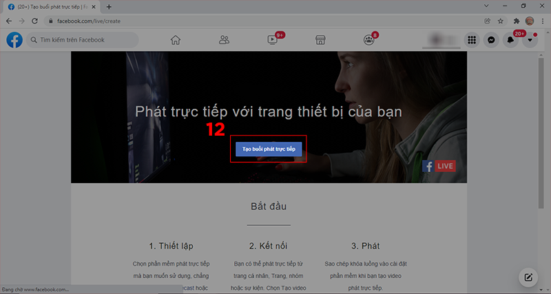 Cách live stream video có sẵn trên Facebook cực đơn giản
