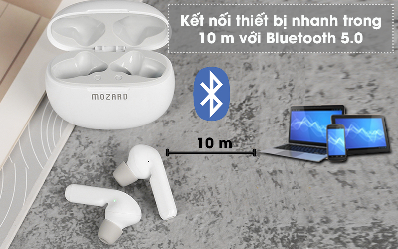 Tai nghe Bluetooth True Wireless Mozard AT15