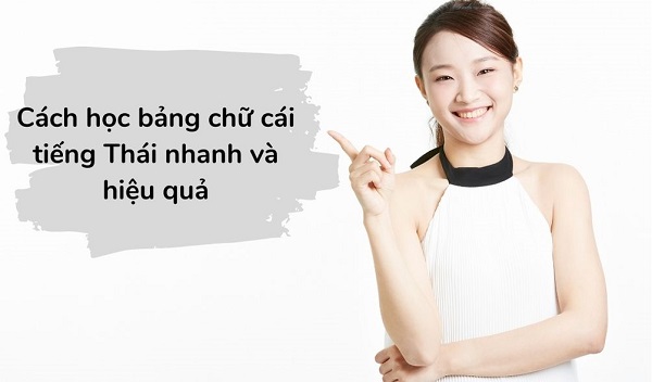 Bảng chữ cái tiếng Thái cho người mới bắt đầu