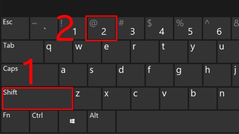 Cách gõ chữ a còng @, sửa lỗi không gõ được a còng @ trên Windows 10
