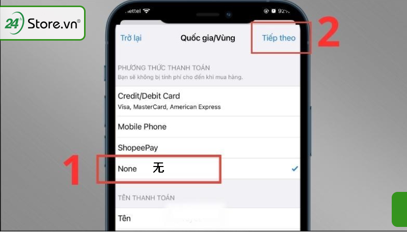 Cách chuyển vùng iPhone sang Trung Quốc, Pháp, Mỹ, Hàn, Nhật