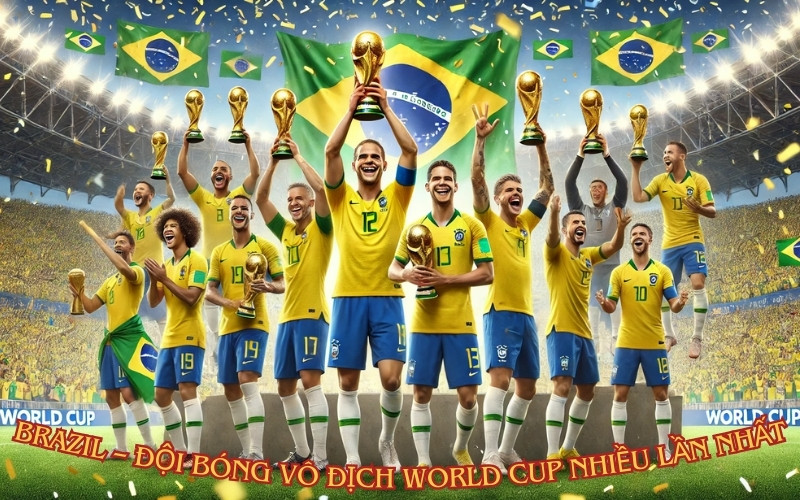 Danh sách các nước đoạt World Cup nhiều trong lịch sử bóng đá