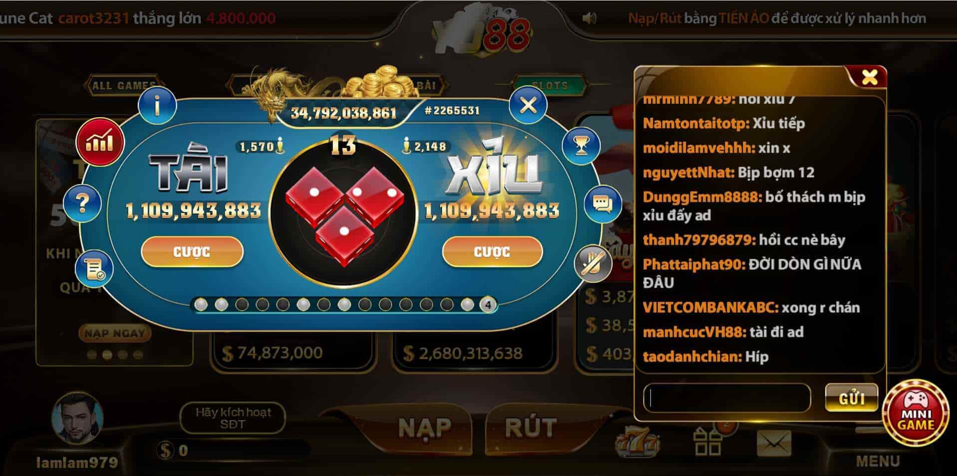 Top game tài xỉu online uy tín 2024 - Đỉnh cao của thế giới cược